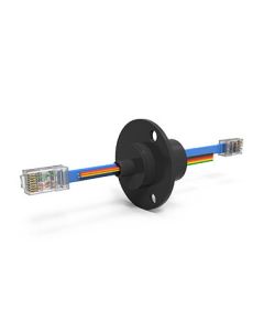 ESE64 (AC7203-12), 10-Circuit Ethernet Slip Ring, Compact Capsule, 100 Mbps