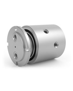 GPSM-220, 2-Passage Rotary Union, G1/4"-19 BSPP Connections, Stainless Steel