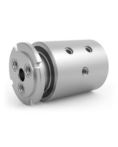 GPSM-331, 3-Passage Rotary Union, G3/8"-19 BSPP Connections, Stainless Steel