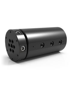 SE-1161-OF, 6-Passage Rotary Union, #4 SAE Housing Connections, O-ring Shaft Seal Gland, Carbon Steel