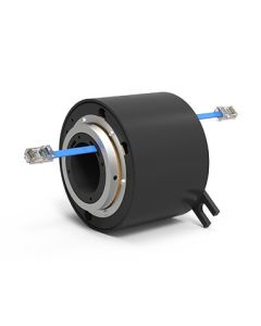 ESET8 (AC459808X385), 8-Circuit Ethernet Slip Ring, Through Bore, 1 Gbps