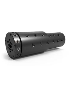 GPM-301-12-OF, 12-Passage Rotary Union, G3/8"-19 BSPP Housing Connections, O-ring Shaft Seal Gland, Carbon Steel
