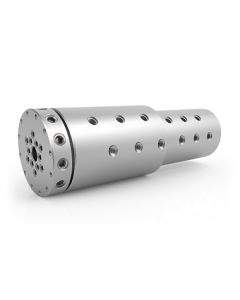 GPS-301-12-OF, 12-Passage Rotary Union, 3/8"-18 NPT Housing Connection, O-ring Shaft Seal Gland, Stainless Steel