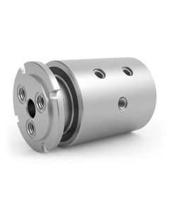 GPS-131, 3-Passage Rotary Union, 1/8"-27 NPT Connections, Stainless Steel
