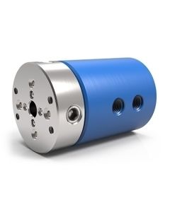 LTM-2341-OF, 4-Passage Rotary Union, Rc3/8"-19 BSPT Housing Connections, O-ring Shaft Seal Gland, Aluminum