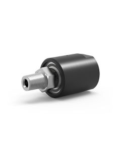 SPS-5210, 1-Passage Rotary Union, 1/4"-18 NPT Connections, Hardcoat Anodized Aluminum  / Stainless Steel