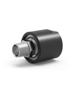 SPS-5610, 1-Passage Rotary Union, 1"-11.5 NPT Connections, Hardcoat Anodized Aluminum  / Stainless Steel