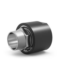 SPS-5910, 1-Passage Rotary Union, 2"-11.5 NPT Connections, Hardcoat Anodized Aluminum / Stainless Steel